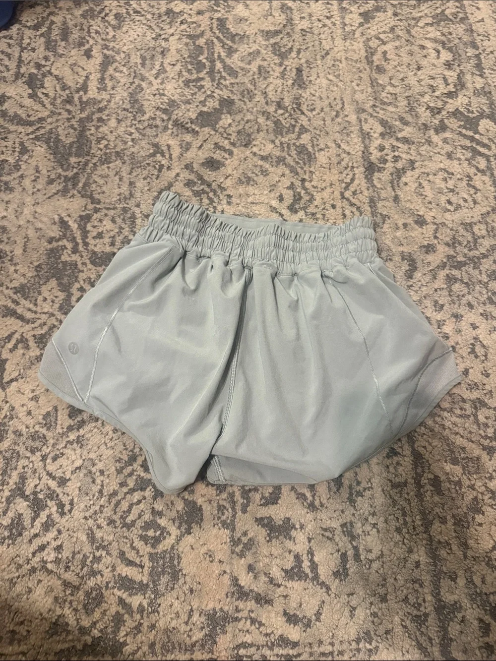 Hotty Hot High-rise Lined short 2.5” Jade Grey